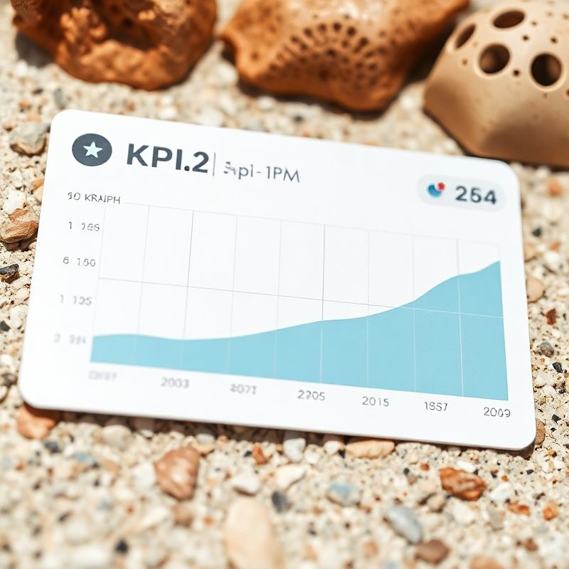 Detalj KPI kartica i grafa u dashboardu